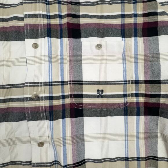 Wrangler Twenty X Plaid Button Down Men XXL Western Woven Shirt - Picture 5 of 8